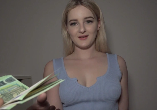 Пикап и секс от первого лица с молодой блондинкой